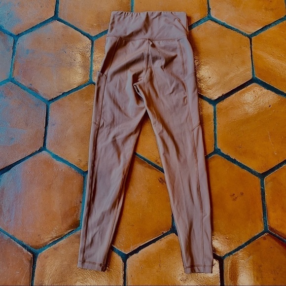 AMERICAN EAGLE AE Everything Pocket Highest Waist Leggings Mauve Small S - Picture 7 of 9
